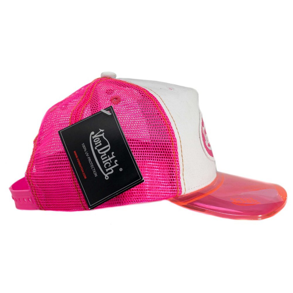 VON DUTCH MAGIC UV PINK VISOR HAT | Pink Fluorescent Visor Glows!! - Picture 2 of 12